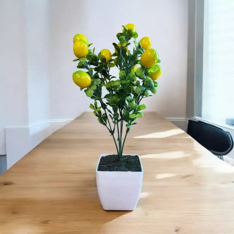 Artificial Lemon Bonsai(Good Gift)