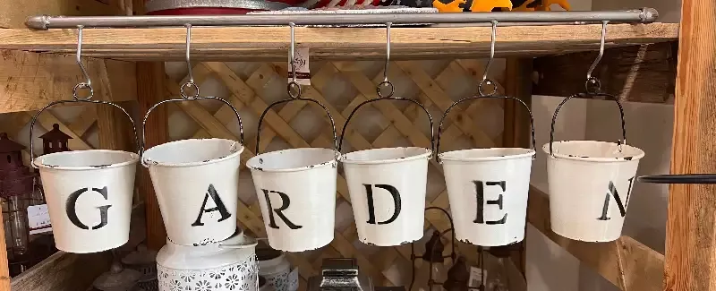 Audrey’s Garden Hanging Buckets