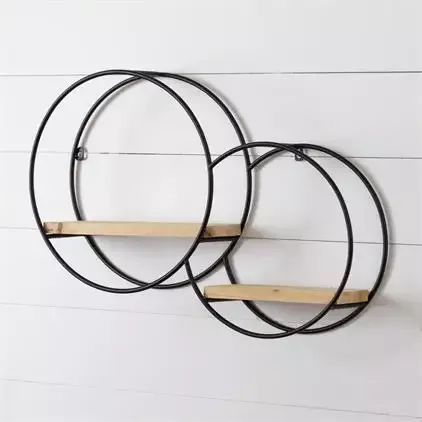 Audrey’s Wall Shelf with 2 Circles