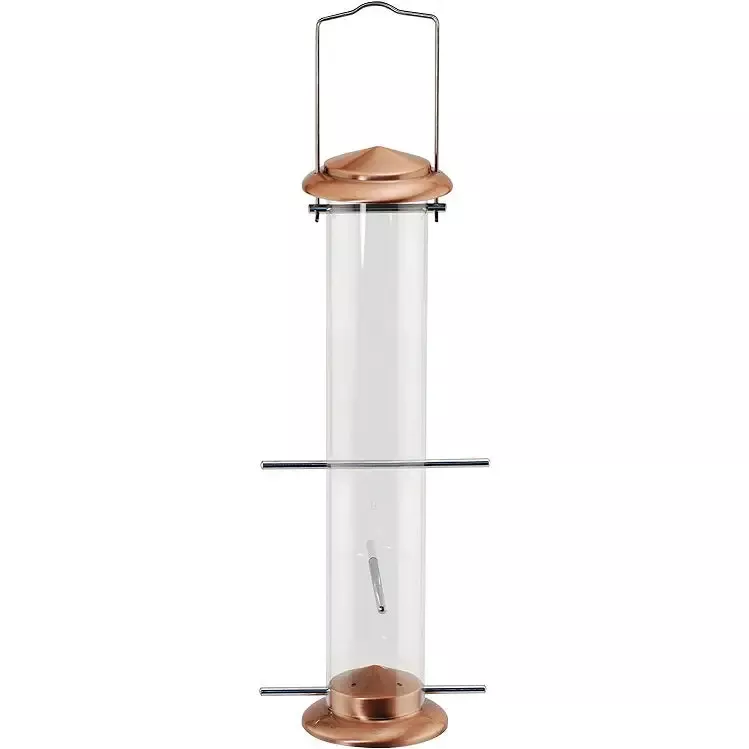 Audubon Copper Thistle/Nyjer Seed Tube Bird Feeder 23912