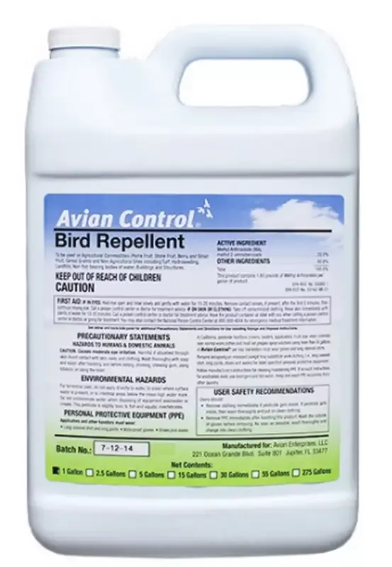 Avian Control Bird Repellent – 1 Gallon