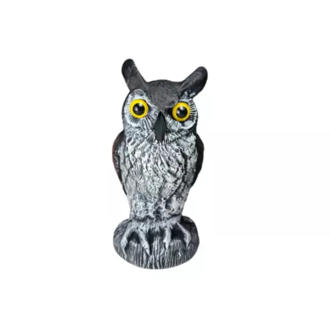 Baby Owl 10.6″ Hand-Painted Owl