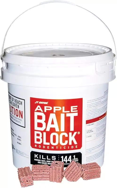 Bait Block – Apple Flavor – 9 lb. Pail