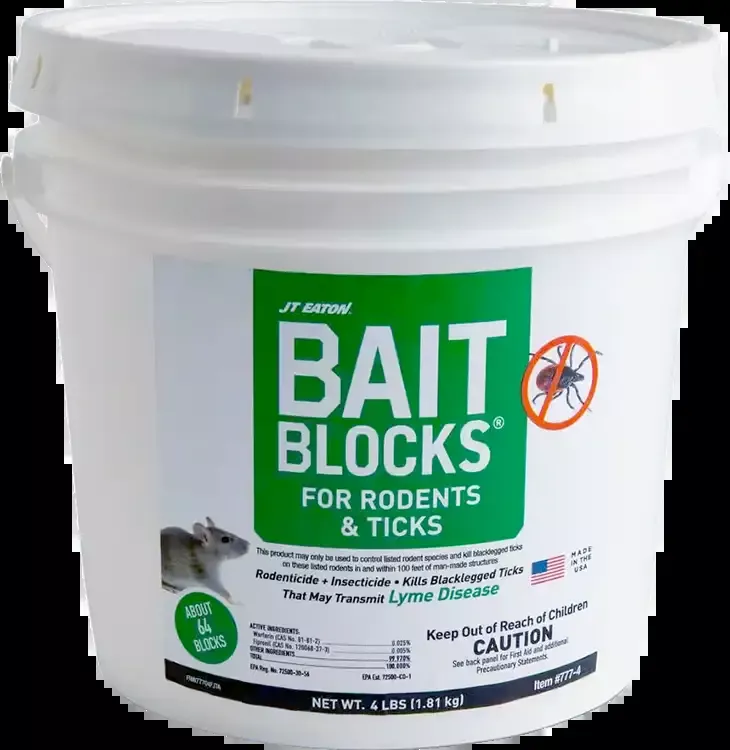 Bait Blocks For Rodents Ticks