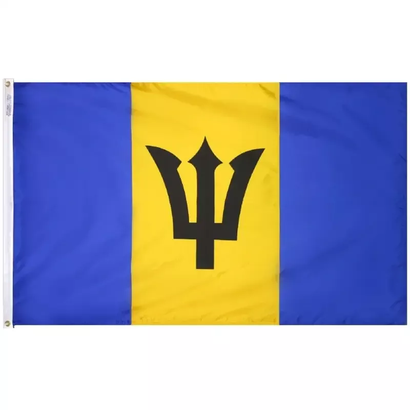 Barbados Courtesy Flag 12″ x 18″