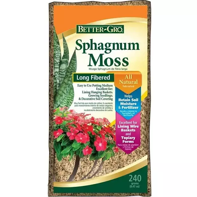 Better-Gro Long Fibered Sphagnum Moss 240 Grams