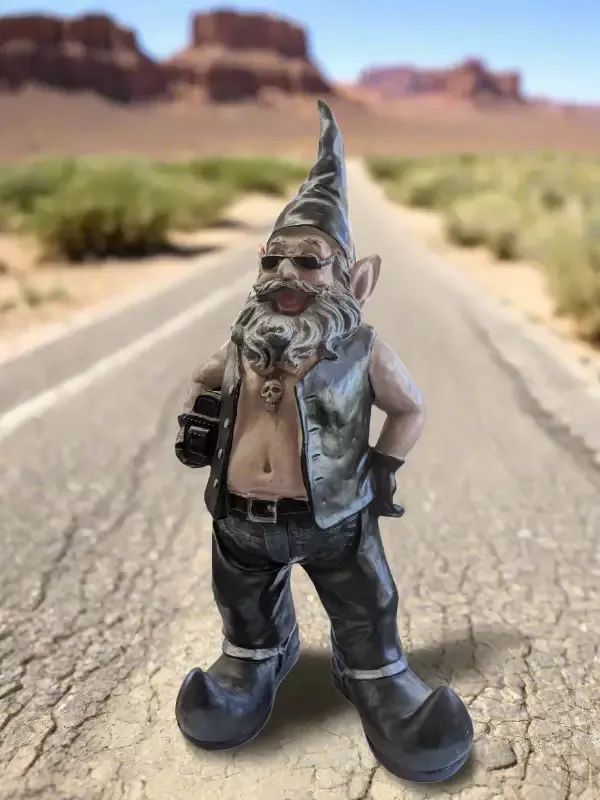 Biker Gnome-14″