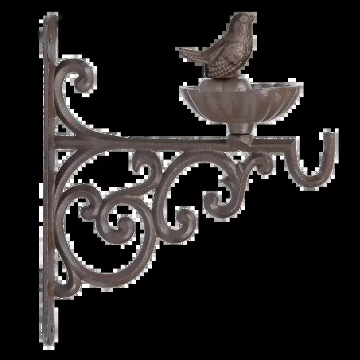 Bird Feeder on Cast Iron Bracket