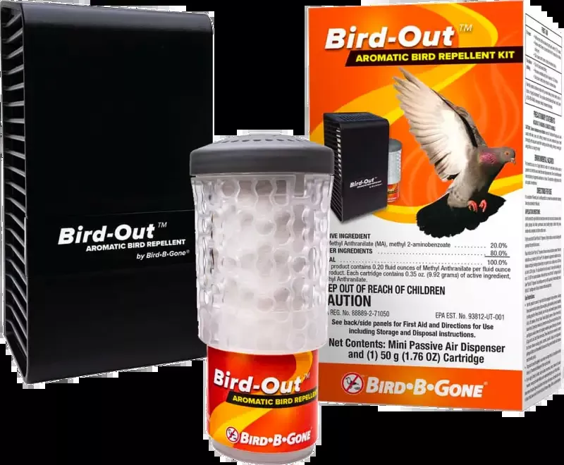Bird-Out Aromatic Bird Repellent Kit