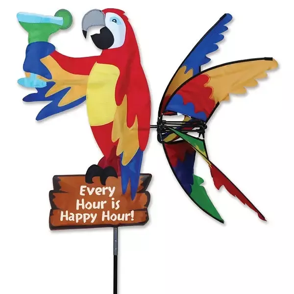 Bird Spinner, Island Parrot, 33-inch