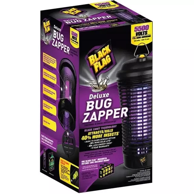 Black Flag Deluxe 1.5 Acre Outdoor Bug Zapper BZ-40DX
