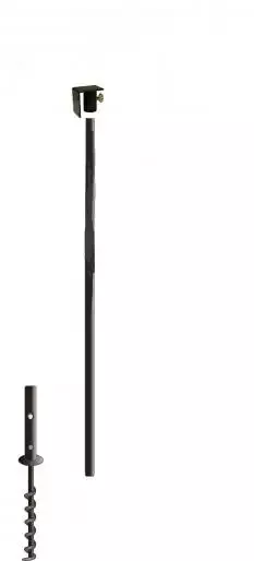 Bluebird House Pole w/ Ground Socket and Two-Way Flange