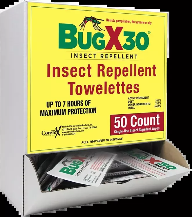 Bug X 30 Towelettes
