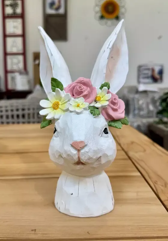 Bunny Head Statue