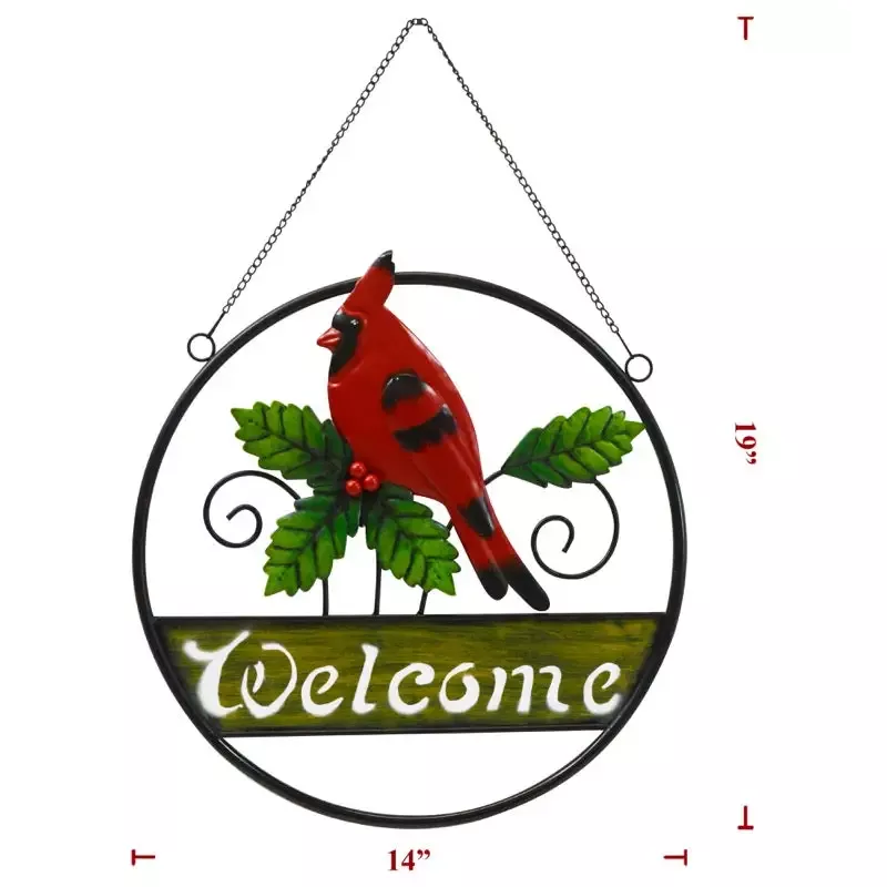 Cardinal “Welcome” Hanger