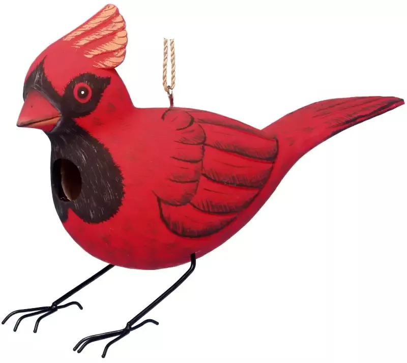 CardinalWooden Birdhouse