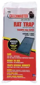 Catchmaster 48R Rat Glue Tray – Black – 2 count