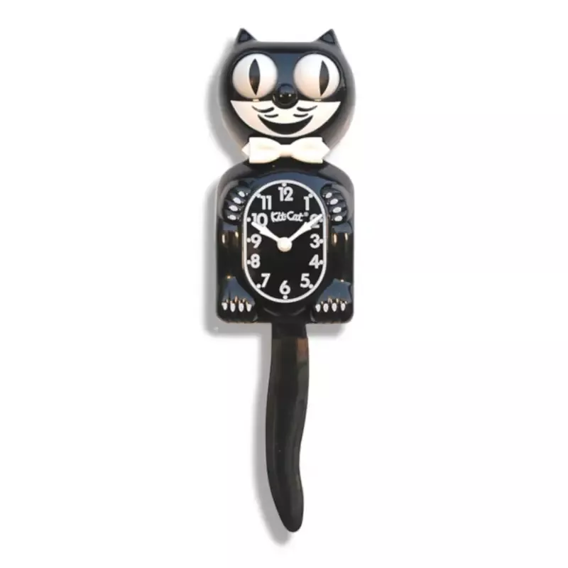 Classic BlackKit Cat Klock