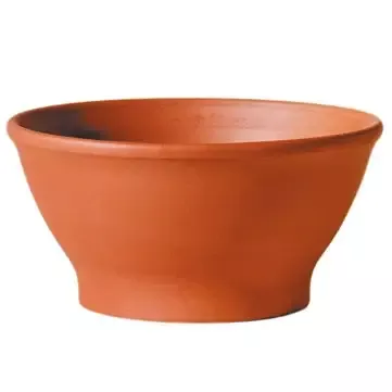 Clay Bowl Planter, 9″