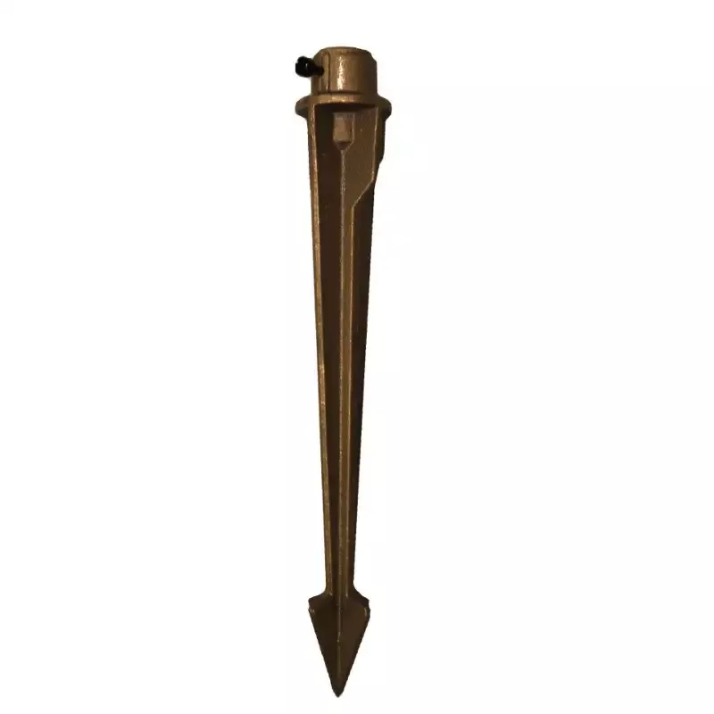 CLMS1CB Long Set-N-Stake Solid Bronze for larger fixtures, 13.5″ long, solid, and sturdy,By Cast Lighting