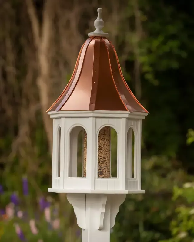 Copper Roof Bird Feeder Large Gazebo Style – 36×16