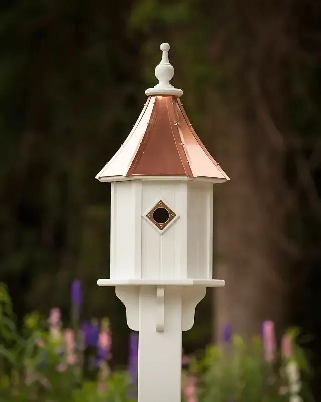 Copper Roof Birdhouse 28×10