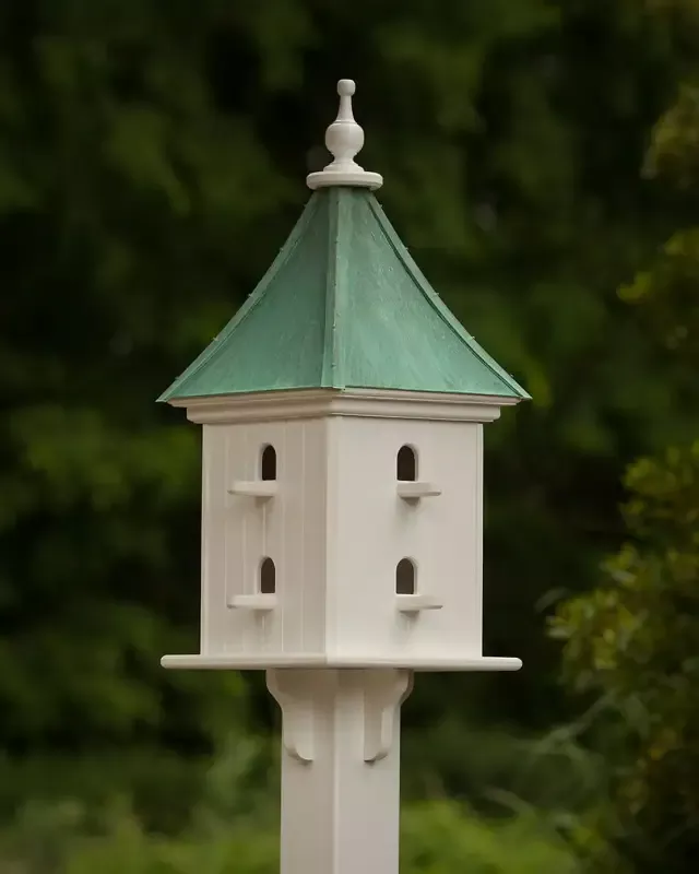 Copper Roof Birdhouse 28×12- 8 Perches