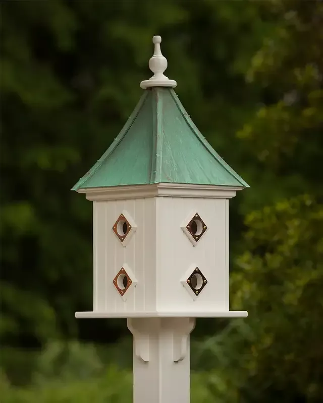 Copper Roof Birdhouse 28×12- 8 Portals