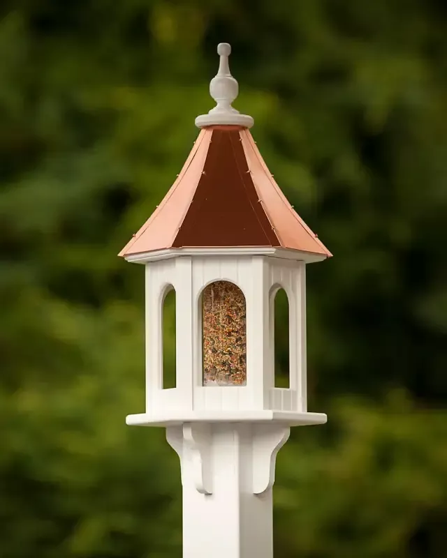 Copper Roof Gazebo Bird Feeder – 28×10