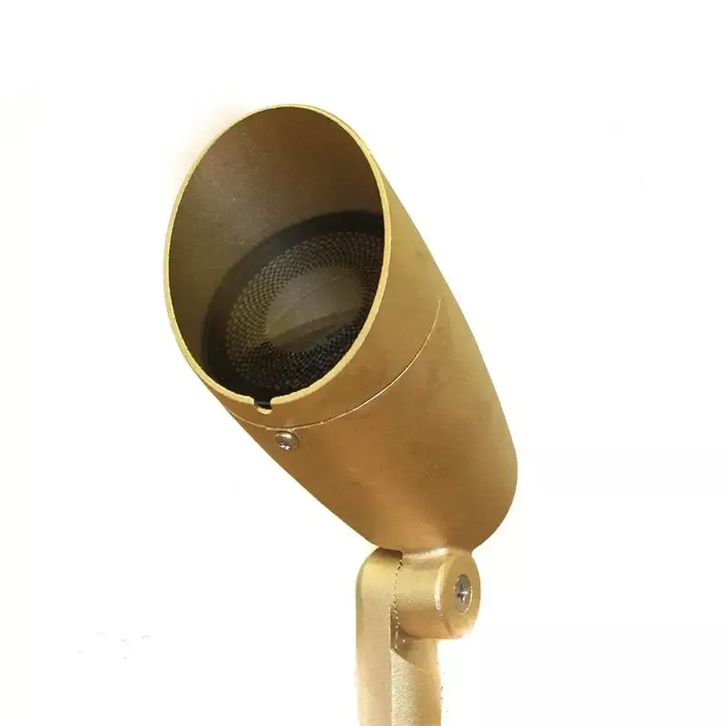 CopperMoon CM.125 12V MR16 Professional Brass Bullet Uplight With Stake