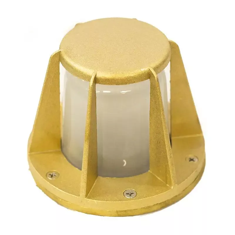 CopperMoon CM.392 12V Brass Well Light Beacon, High Profile Top