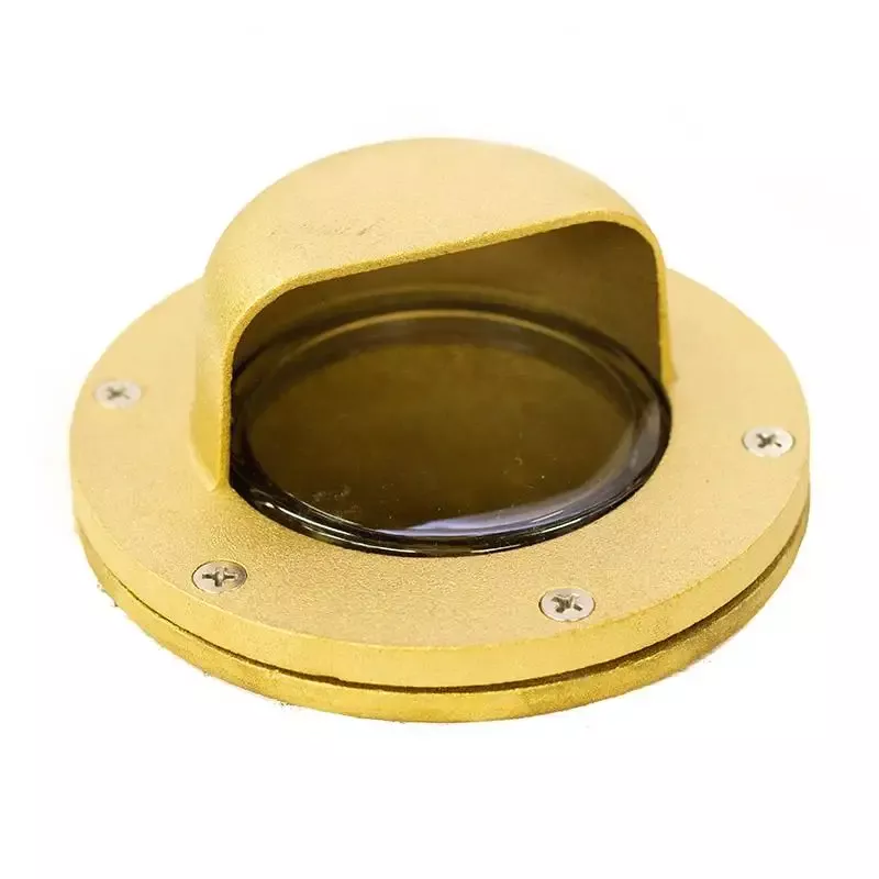 CopperMoon CM.393 12V Brass Well Light 180 Degree Cut-off Shield