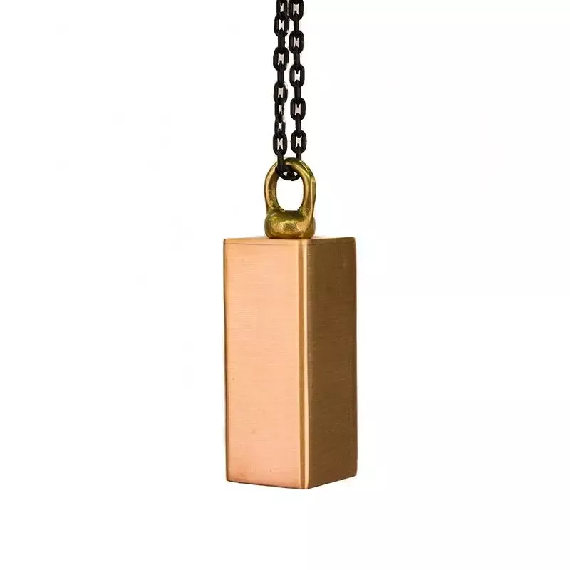 CopperMoon CM.605 12V Copper & Brass Square Hanging Pendant Light