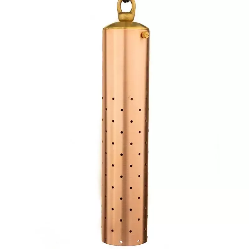 CopperMoon CM.620 12V MR16 Copper & Brass 10″ Hanging Pendant Light Perforated Holes