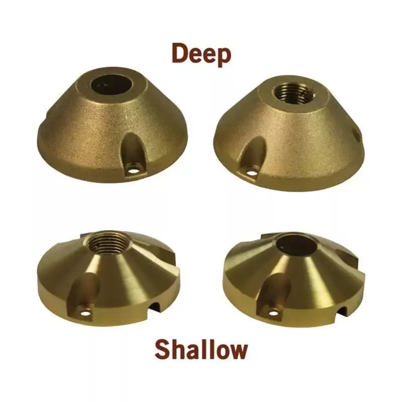 CopperMoon CM.BM-Deep (NT) Brass Mount with Set Screw – Deep Version (Non-Threaded)