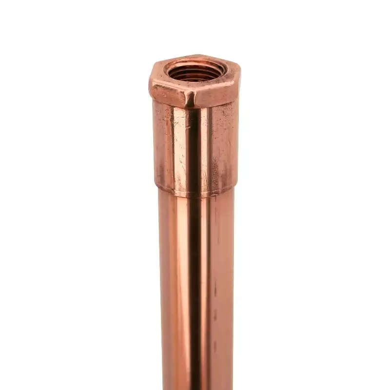 CopperMoon Copper 40″x 1″ Path Light Stem Special cut to 40 inches