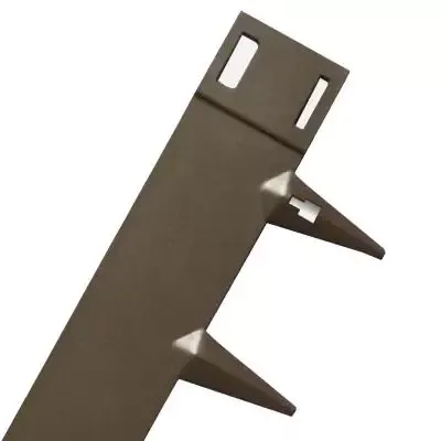 Core Edge Flexible Steel Lawn Edging Brown