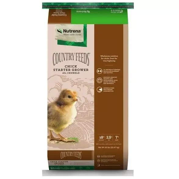 Country Feeds Chick Starter Grower Feed – Unmedicated