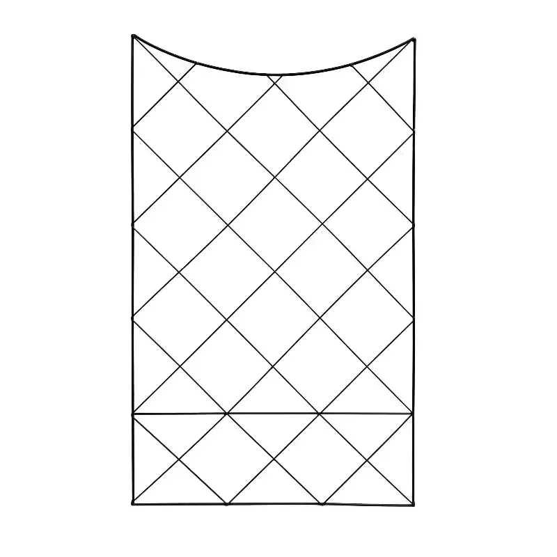 Crescent Wall Trellis – Elegant Wall-Mounted Plant Support