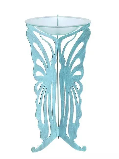 Cricket Forge Pedestal Bird Baths