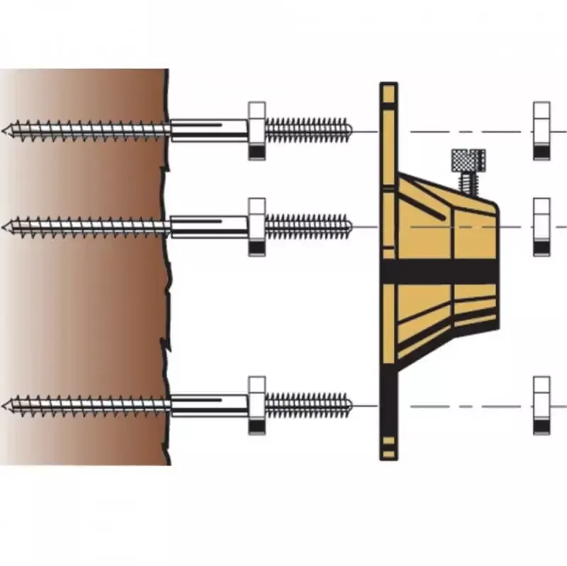 CTREEH1 Tree Mount Ss Hanger Bolts By Cast Lighting (Min Quantity 3)