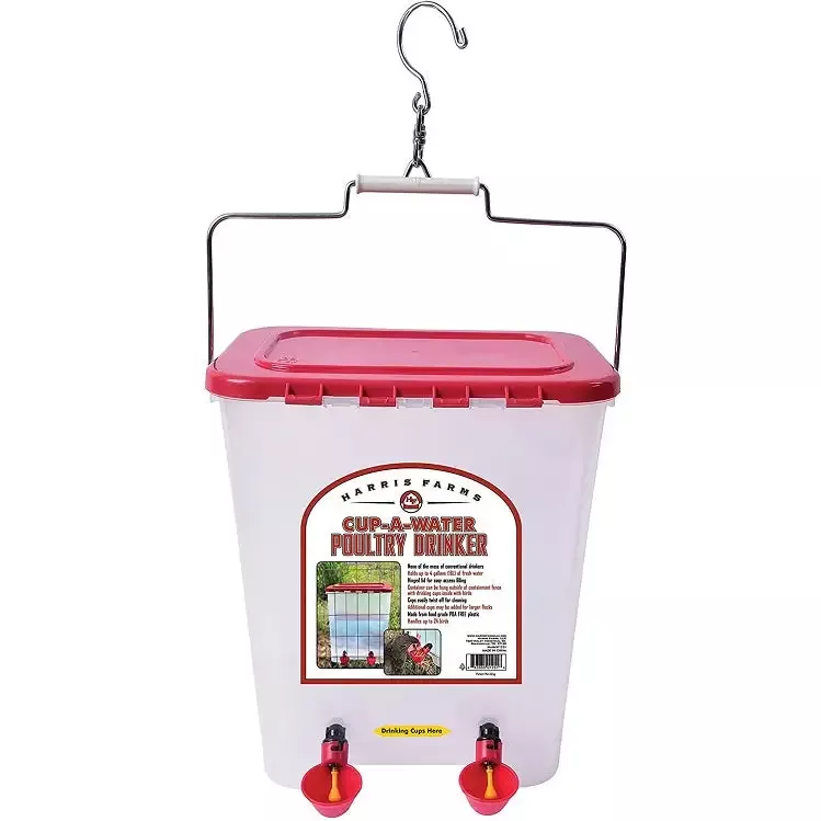“Cup-A-Water” Poultry Cup Drinker, 4 Gal.