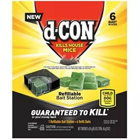 d-CON Refillable Mouse Bait Station