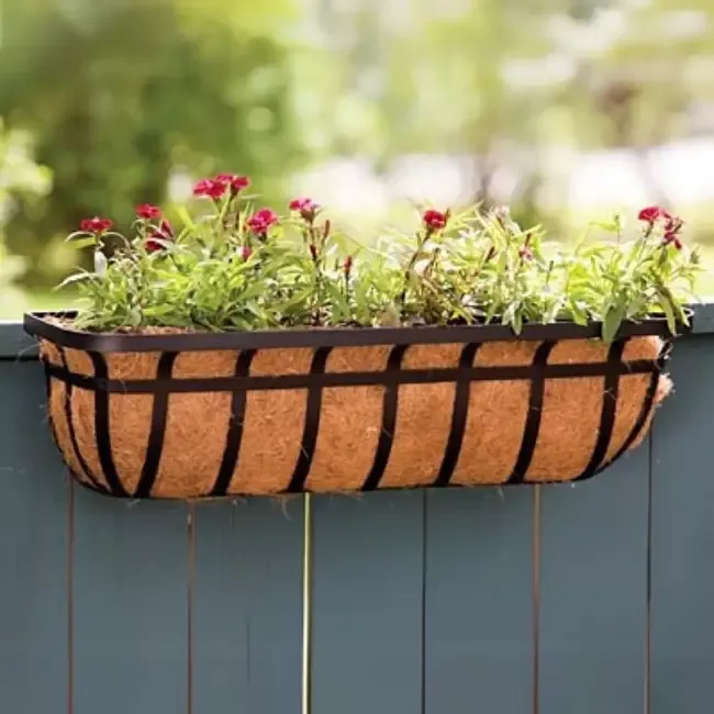 Deck Railing Wrought Planter