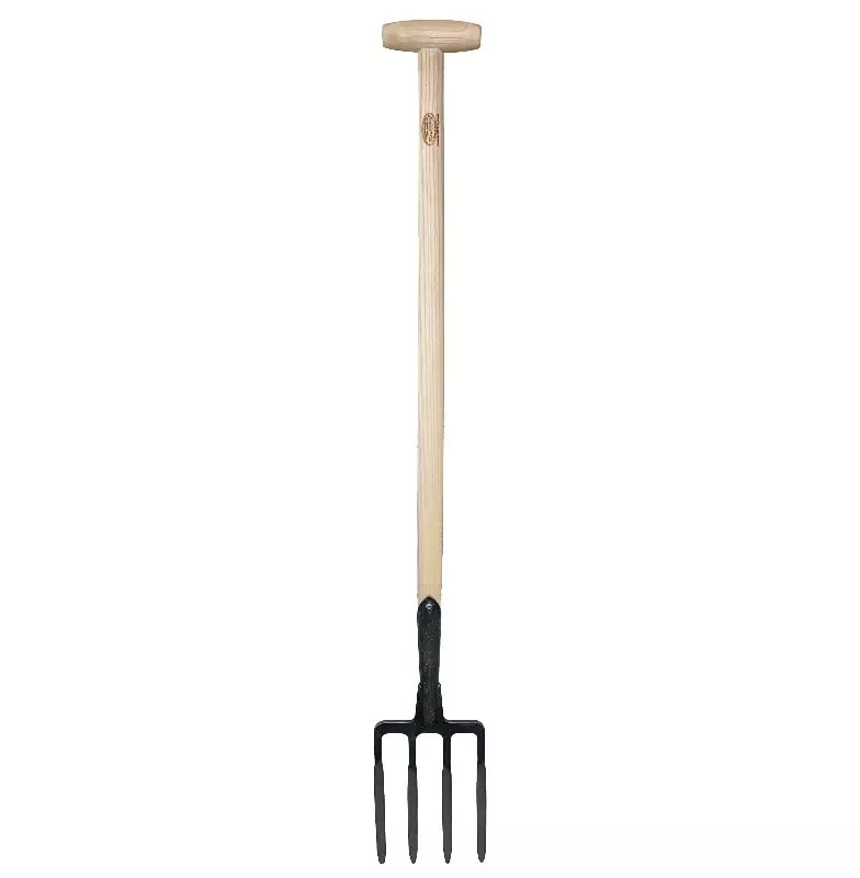 DeWit 4 Prong Garden / Potato Fork, Head: 10.25″L x 7.25″W; Total: 48″L