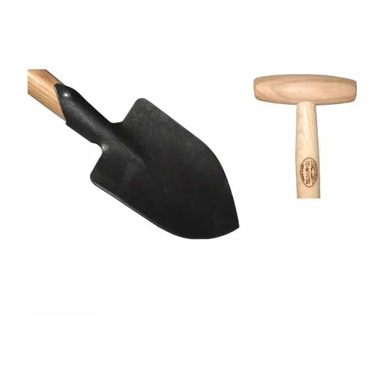 DeWit Junior Pointed Spade w/T-Handle, Head: 7.5″L x 4.75″W Total: 38″L