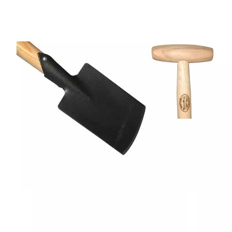 DeWit Junior Spade w/Long T-Handle, Head: 7″L x 4.75″W Total: 38″L