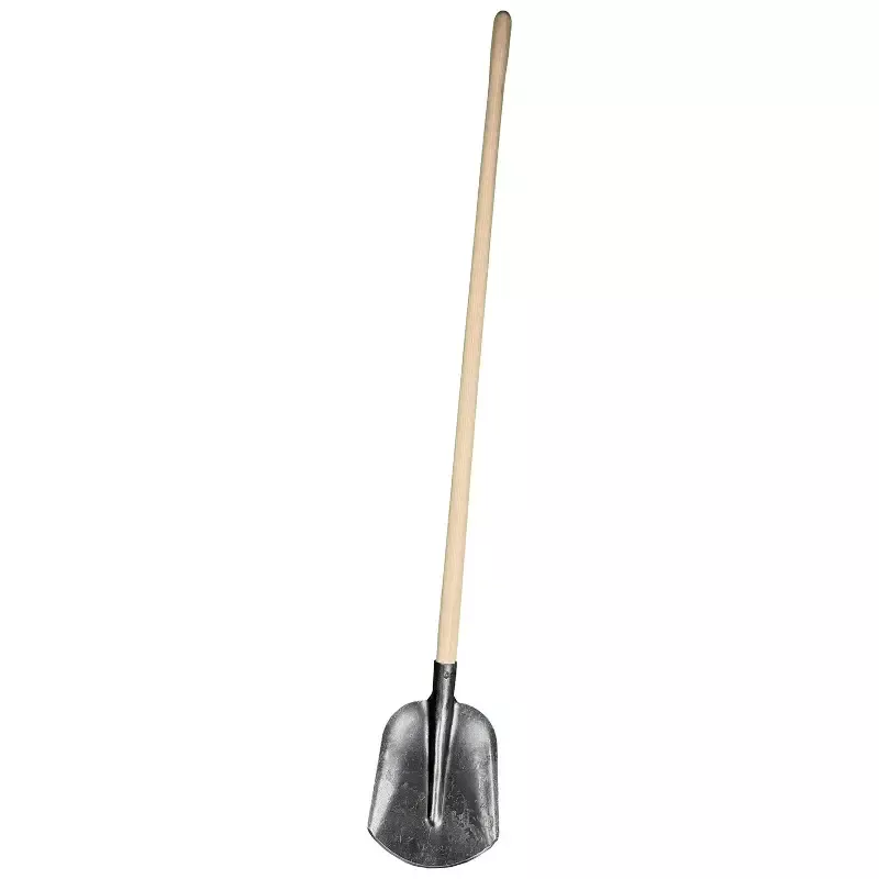 DeWit Medium Straight Handle Shovel, Head: 5.6″D x 8.6″W; Total: 60.8″L