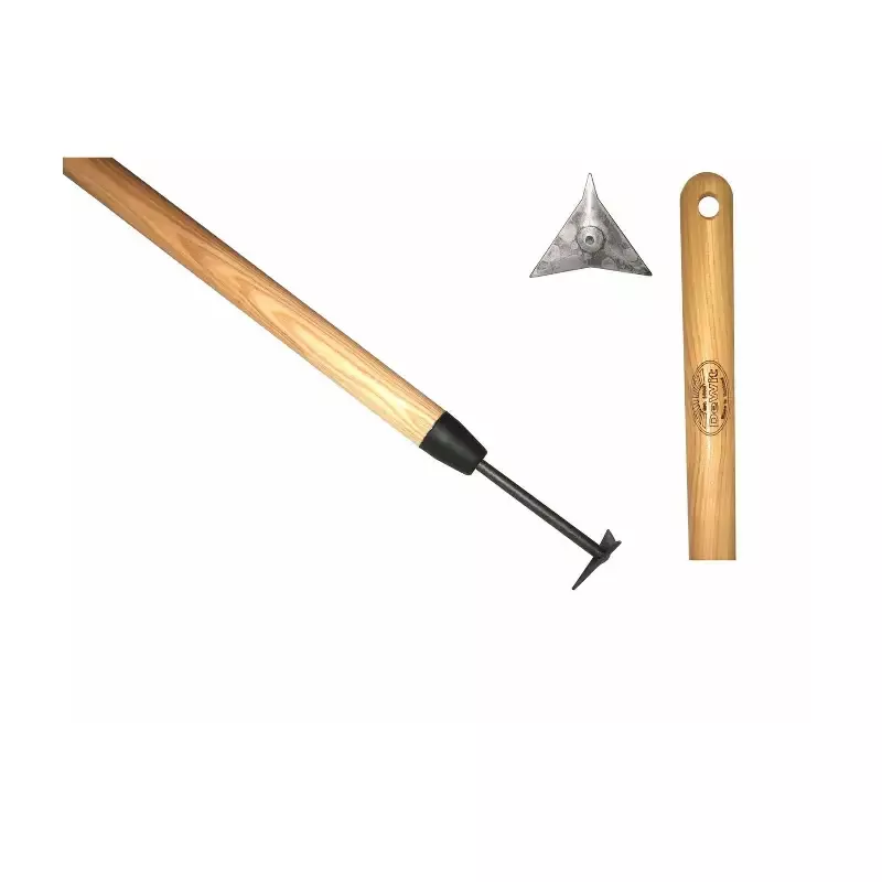 DeWit Paver Long Handle Triangle Patio Knife Tool