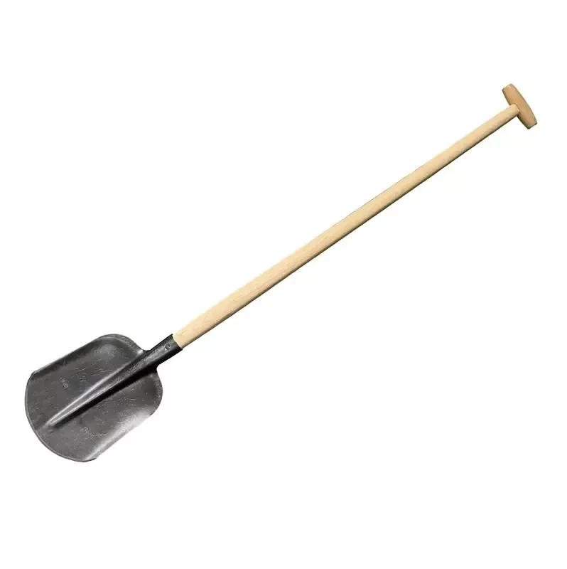 DeWit Small T-Handle Shovel, Head: 4″D x 8.6″W; Total: 54″L